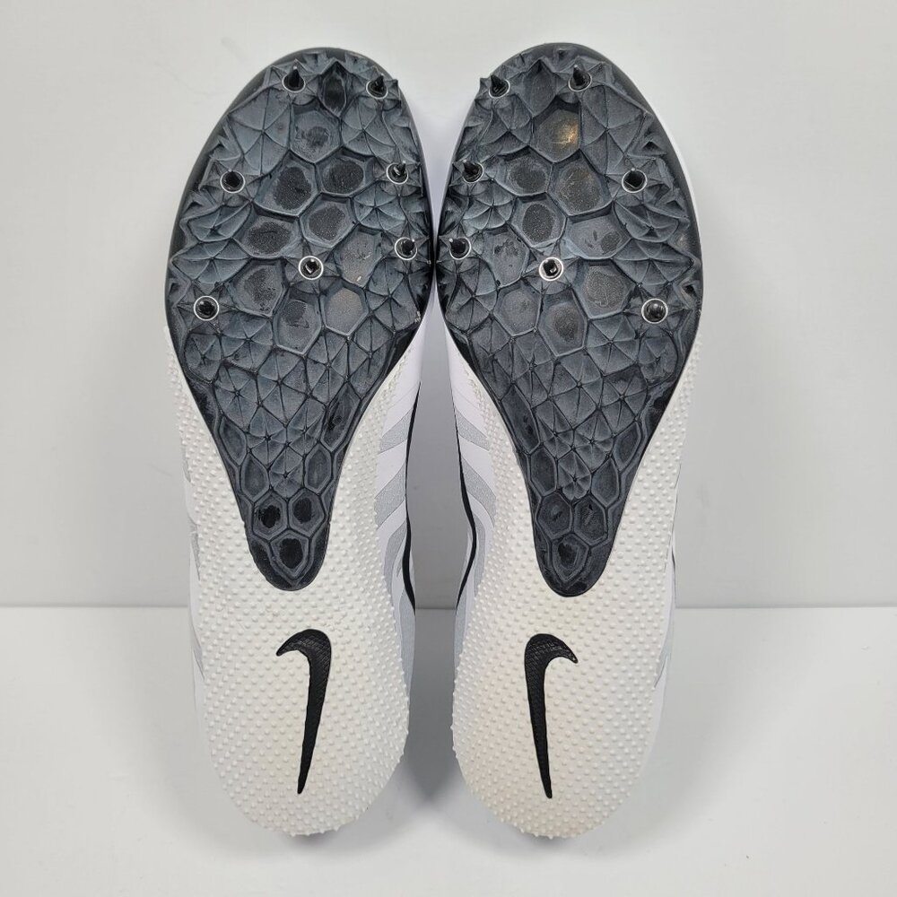 Nike Zoom Rival S9 Men's White Track Field Spikes Shoes 907564-100 US Size 10.5 - Picture 6 of 9